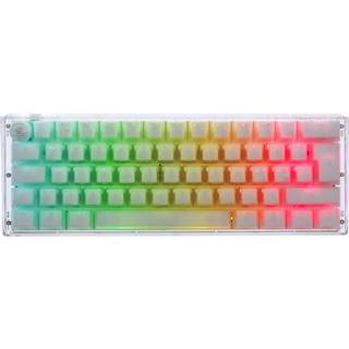 Ducky One 3 - Aura White Nordic - Mini 60% - Cherry Blue - RGB - ND - Gaming Tastatur - Nordisk - Hvid