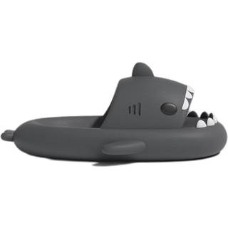 Soft Shark Slippers 40/41 - Sort