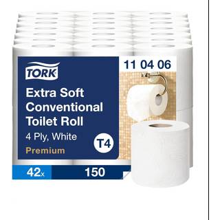 Tork 110406 Premium toiletpapir 18,8mx12,5cm 4-lags hvid 42rl