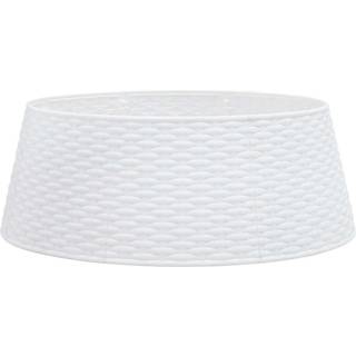 skjuler til juletræsfod Ø65x23 cm plast hvid
