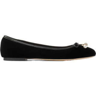 Jimmy Choo Elme embellished leather ballet flats - black - EU 41
