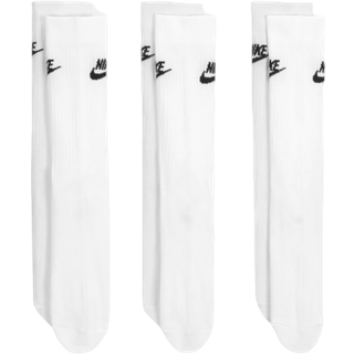 Nike Sportswear Everyday Essential Crew Socks 3-Pack White/ Black M - Black - M