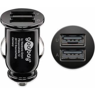 GooBay 12W dobbelt USB biloplader