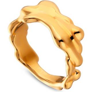 Jane Kønig Big Drippy Ring 18 kt. Forgyldt Sølv BDR-H22-50 - Dame - 925 Sterling Silver