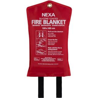 Nexa Fbs-180 Rm silikonebrandtæppe 120x180cm ➞ På lager - klar til levering