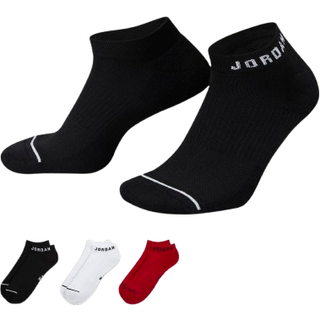 Jordan Everyday No-Show-strømper (3 par) - multifarvet - 42-46