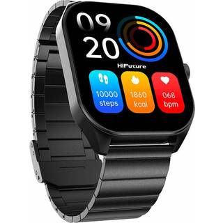 HiFuture Apex Black HF-065 - Herre - 46 mm - Smartwatch - Quartz m. Oplader - Gorilla Glas