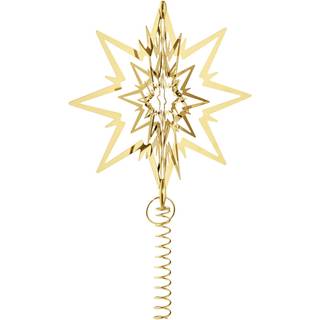 Georg Jensen juletræstjerne stor forgyldt