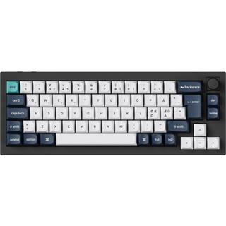 Keychron Q2 MAX - Knob Wireless Tri-Mode QMK/VIA - Gateron Jupiter Red - Gaming Tastatur - Uden Numpad - Nordisk - Sort