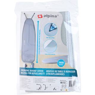 Alpina Strygebetræk 110x30 cm Mærke A - Grå