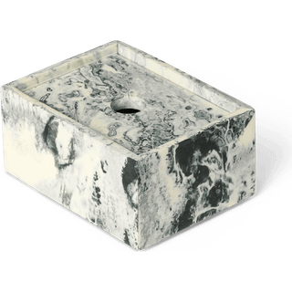 Ferm Living Mist opbevaringsboks 7,5x10 cm Emerald-off white