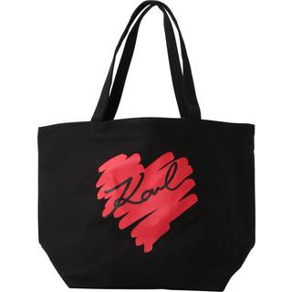 Karl Lagerfeld K/Hearts Shopper taske sort