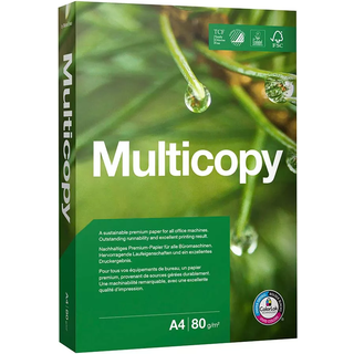 Kopi ppr MULTICOPY A4 80g oh 5X500/æske