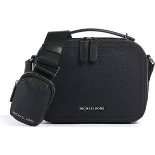 MK Hudson Pebbled Leather Crossbody Bag - Black - Michael Kors - ONE SIZE