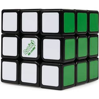 Rubiks genkub den originale 3x3 terning lavet med 100% genanvendt plastik 3D-puslespil Fidget Cube Stress Relief Travel Game for voksne og b?rn i