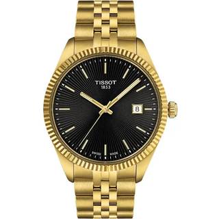 Tissot T156.410.33.051.00 Herrenuhr Quarz Ballade 40 mm Goldfarben/Schwarz