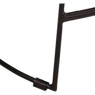 Barstole Brun Og Sort - Massivt mangotræ / 49 x 43 x 79 cm