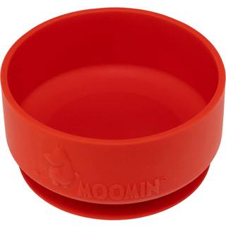 Rätt Start Mumin Silikone-skål med sugekop Lingonberry Red