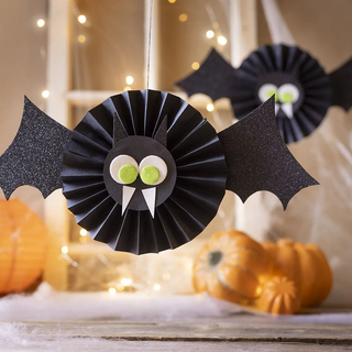 Halloween-pose - Papir-flagermus, 2 stk