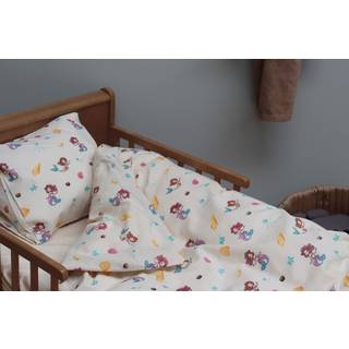 Baby sengetøj - 100% Blødt bomuld - 70x100 cm - Sengesæt med havfruer til børn