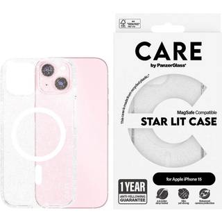 CARE by PanzerGlass iPhone 15 FLAGSHIP Urban Combat Cover - MagSafe Kompatibel - Star Lit / White
