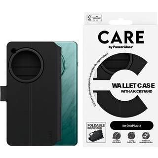 CARE by PanzerGlass OnePlus 12 Feature Wallet Case m. Kickstand - Sort
