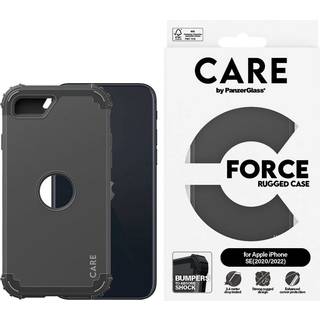 iPhone SE (2020 / 2022) CARE by PanzerGlass Fashionable FORCE Case - MagSafe Kompatibel - Sort