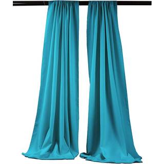 Balsacircle 10 ft x 10 ft Turkis Polyester Fotografering Baggrund Gardiner Paneler - Bryllupsdekorationer Hjemmeparti Modtagelse Forsyninger