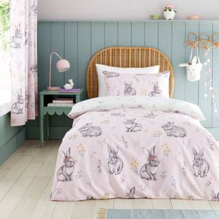 Catherine Lansfield Bunny Tail Ditsy Flower Reversible Dynebetræk SætShorty