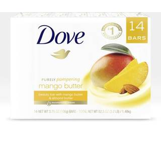 Dove Beauty Bar med mangosmr 14 barer til at fugte tr hud mere fugtgivende end barsbe 3,75 oz