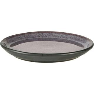 Gastro Tallerken Ø17 cm, blank lilla/sort