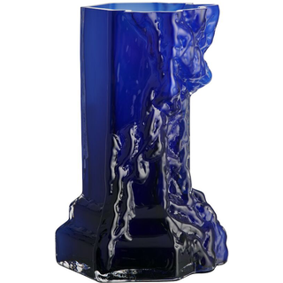 Kosta Boda Rocky Baroque vase 35 cmm Deep blue