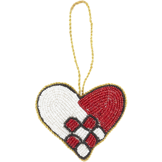 Ophæng Heart 8 x 7 cm Perler