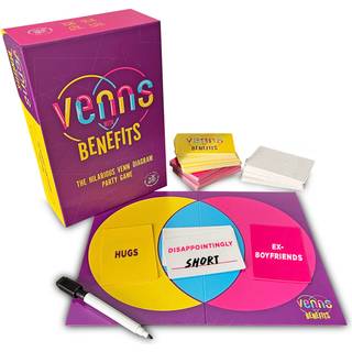 Venns med fordele - det sjove Venn Diagram -festspil til 3+ Creative & Witty -spillere