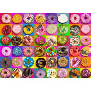 Nattork Jigsaw Puzzles 500 stykker til voksne familier (donuts) stykker passer perfekt sammen
