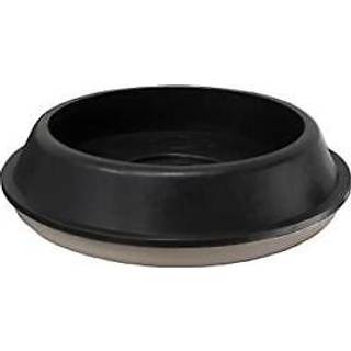 Shepherd Hardware 9221 1-3/4-tommer genanvendelig runde glide glide m?belkopper 4-pakker sort