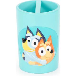 Bluey Tandborstehållare - Blue Harts Pencil Holder/Badrum Tumbler Funktioner Bluey & Bingo - Fun Tooth Brush Holder for Kids