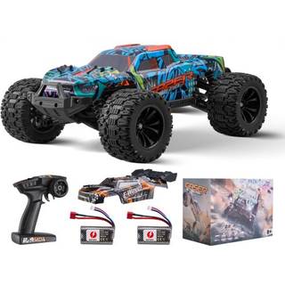 VEVOR B?rstefri fjernbetjeningsbil 1/14 skala RC bil til b?rn alle terr?n 4WD off-road lastbil med ekstra shell 45? Wheelie & Justerbar hastighed