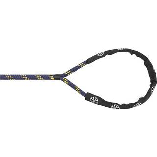 Fortøjningsreb med splejset øje Liros Handy-Elastic, ekstra elastisk, krydsflettet 32-flettet polyamid, blå/gul, 15 meter x Ø18 mm