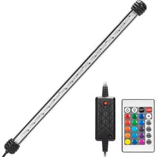 40cm RGB dæmpbart akvarie lys - 4W, med fjernbetjening