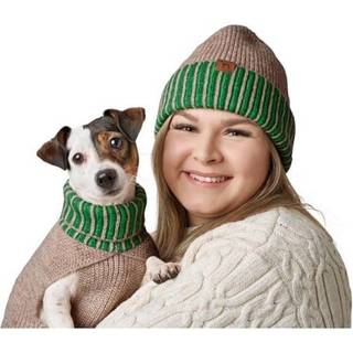 Hunter - Dogcoat Odense 30 + hat beige/green - (203525)
