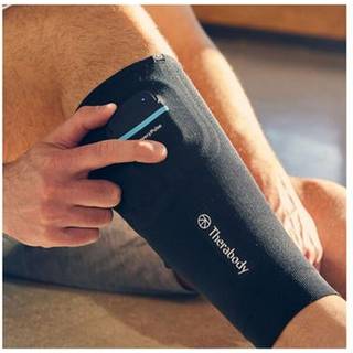 Therabody RecoveryPulse Lægsleeve - Dybdegående Massage, Størrelse M, Lindring til Løbende