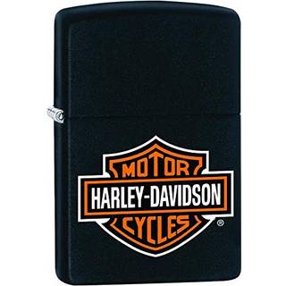 Zippo Harley Davidson Zippo Lighter Orange Logo