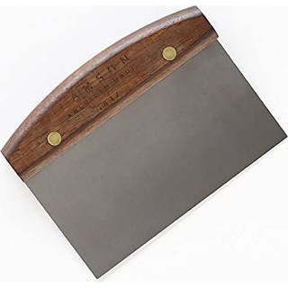 Lamson 3 tommer x 6 tommer dejskærer til bord med valnøddetræshåndtag — Håndlavet i Massachusetts