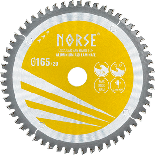 NORSE Rundsavsklinge Aluworker 165×2,5×20mm Z56