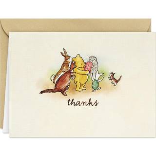 Hallmark Disney Winnie The Pooh Tak Notes (20 blanke kort med konvolutter) til fødselsdage baby brusere venner giving