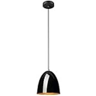 SLV hængelampe Para Cone, Ø 20 cm, sort/guldfarvet