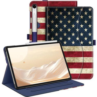 Fintie Case for Samsung Galaxy Tab S9 Fe 5G 10,9 tommer/Galaxy Tab S9 11 tommer 2023 Multi-Angle Viewing Beskyttelsesd?ksel med Pocket Auto Sleep