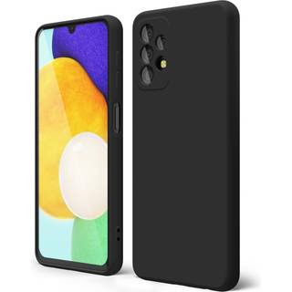 Oakxco til Samsung Galaxy A32 5G Telefonkasse flydende silikone sød tynd slank blød gummi tpu almindelig glat gelafdækning til kvinder pige æstet