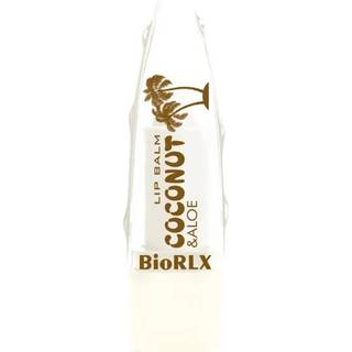 Biorlx Coconut Oil Lip Balm - Naturlig hydrering med kokosnødder, der nærer egenskaber til hverdagens læbepleje (kokosnød 0,12 ounce (pakke 1))
